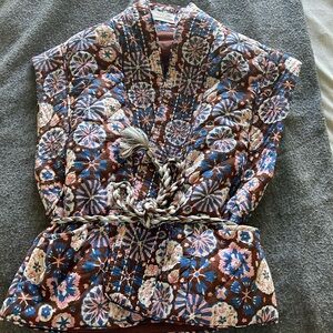 Free people quilt vest